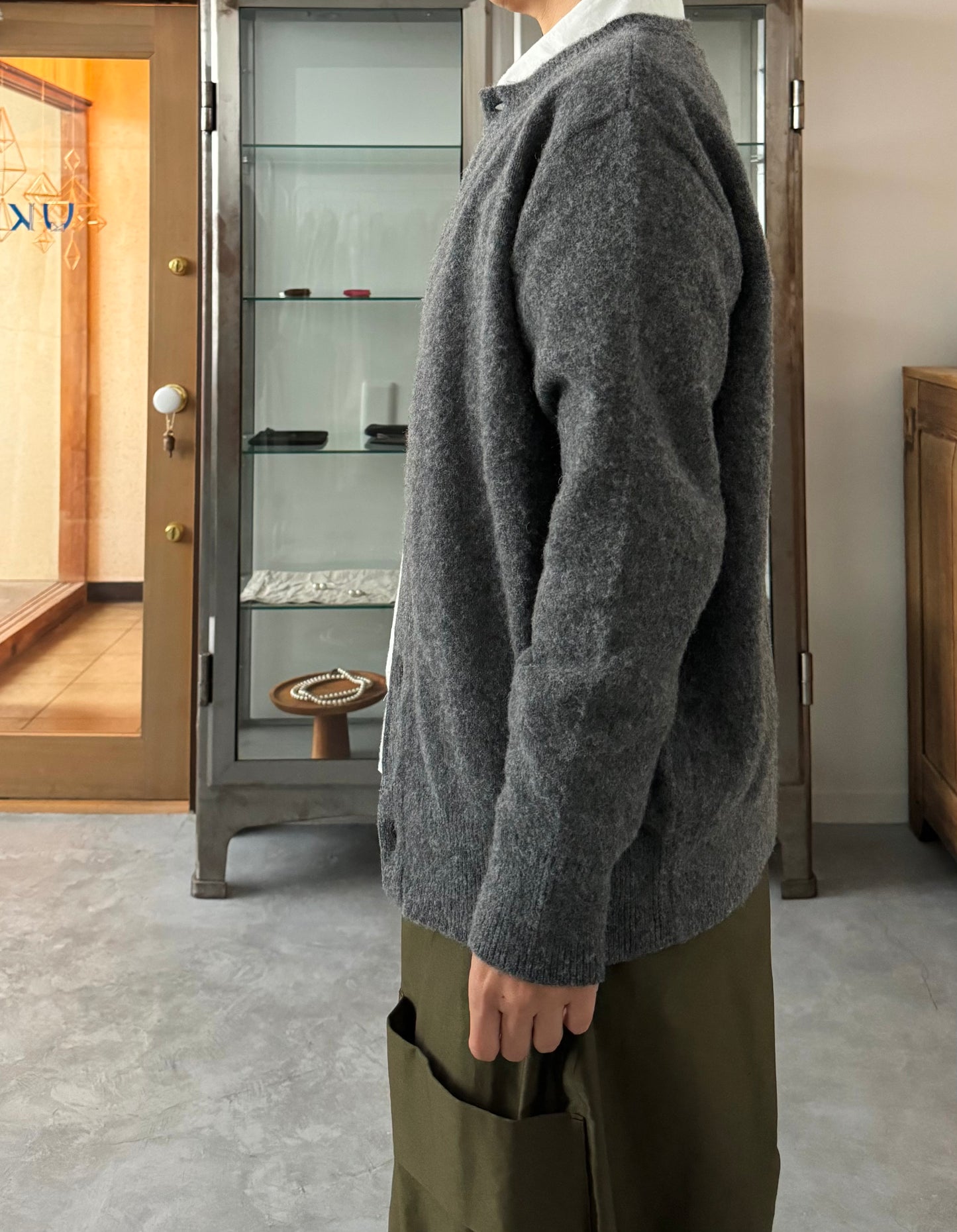 CIRCLE KNIT C/D Yonetomi 米富繊維 カーディガン 通販 取扱店