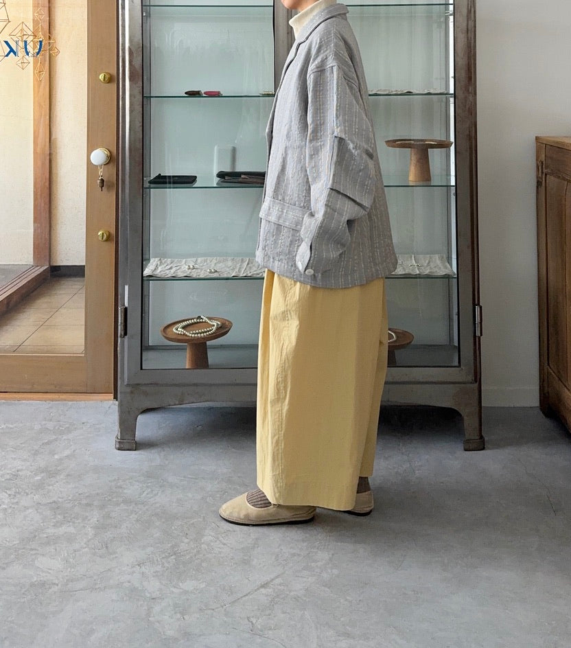 Kantha Over Jacket(LIGHT GRAY) BUNON ジャケット 通販 取扱店