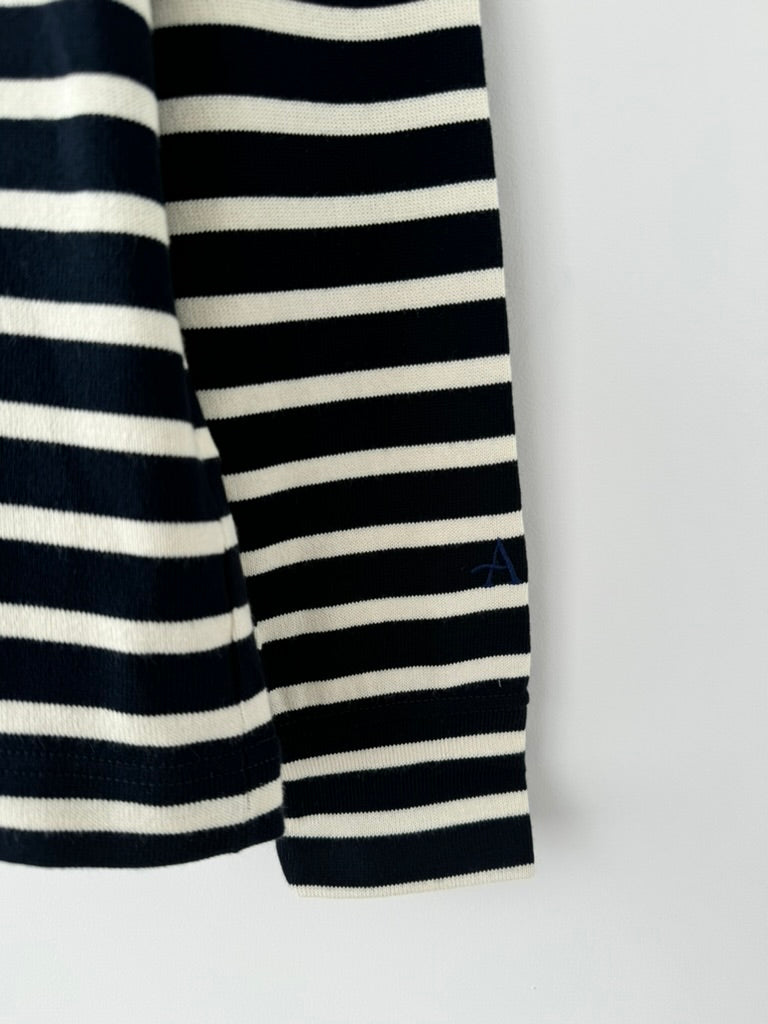 BASIC FIT TURTLENECK (RICH NAVY/ NATURE) Armor lux ボーダー タートルネック 通販 取扱店