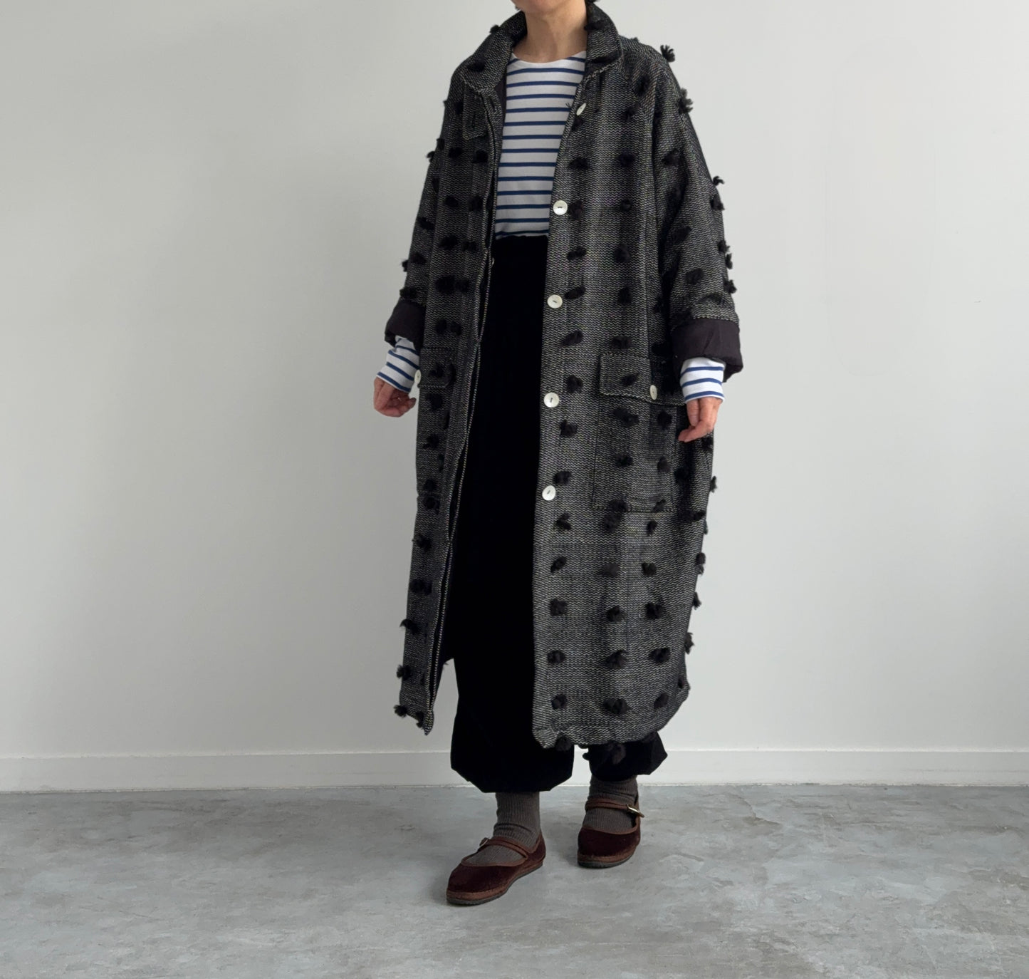 RIBBON EMBROIDERY COAT BUNON コート 通販 取扱店