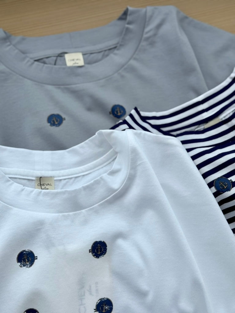 アンカーボタンTEE CHEVAL plus Tシャツ 通販 取扱店