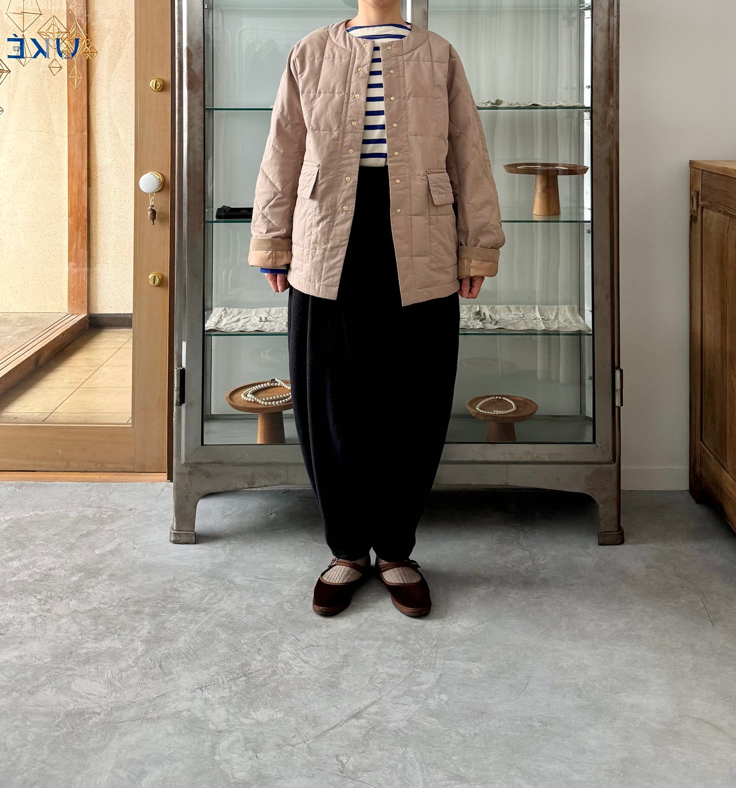 キルトのドルマンJK (BEIGE) CHEVAL plus ジャケット 通販 取扱店