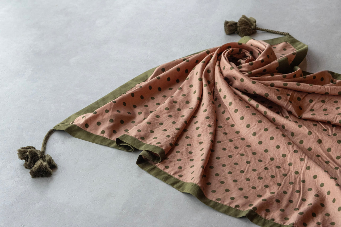 Khadi Scarf (Polka dots) BUNON ブノン スカーフ 通販 取扱店