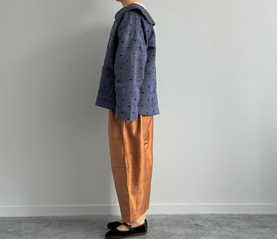 ROUND COLLAR BLOUSON