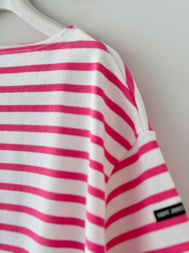 OUESSANT TEE LOOSE (NEIGE / ROSE FLUO) SAINT JAMES セントジェームス 通販 取扱店