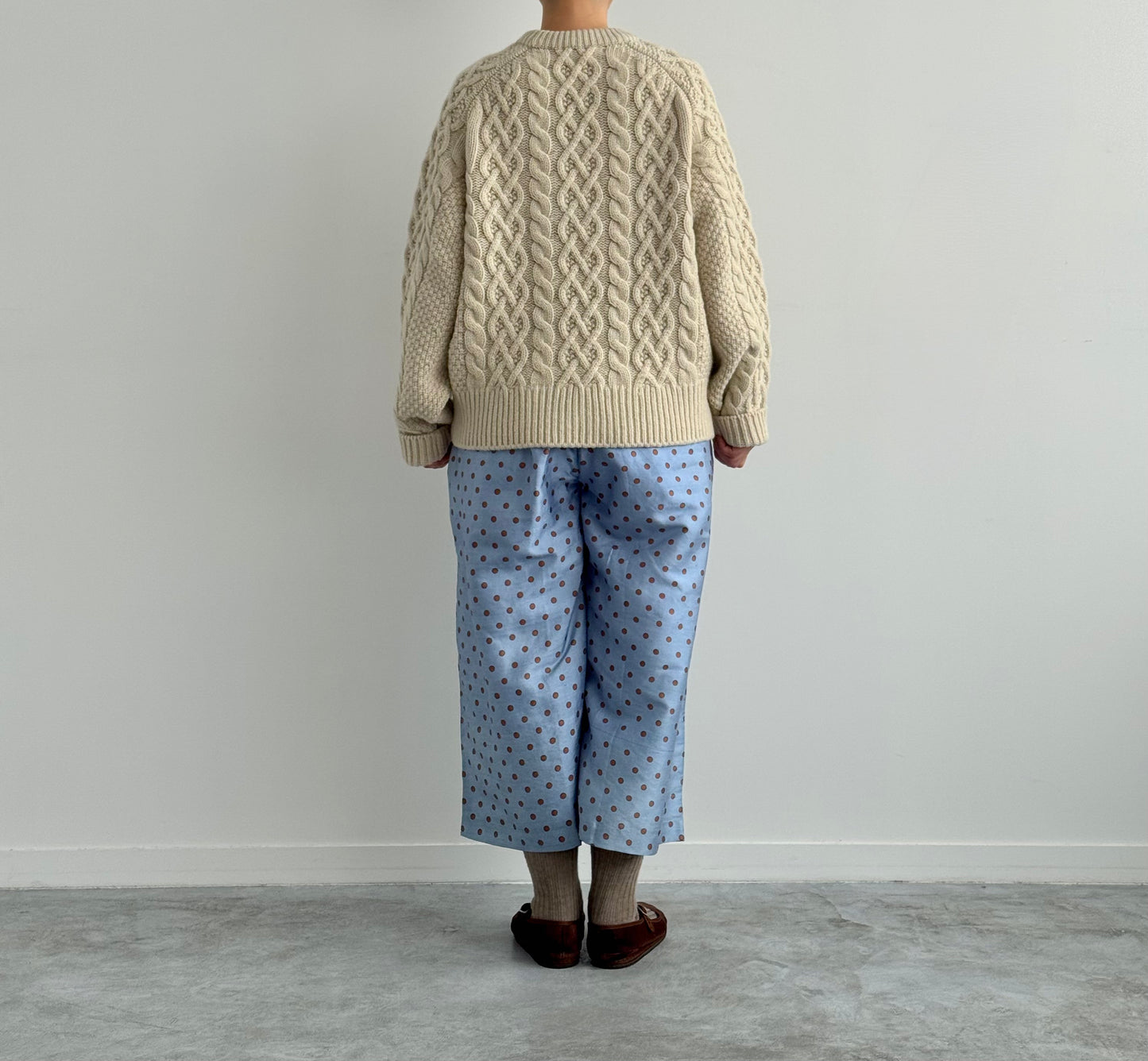 VOLUME SLEEVE ALAN KNIT PULLOVER (BEIGE) TENNE HANDCRAFTED MODERN ニット 通販 取扱店