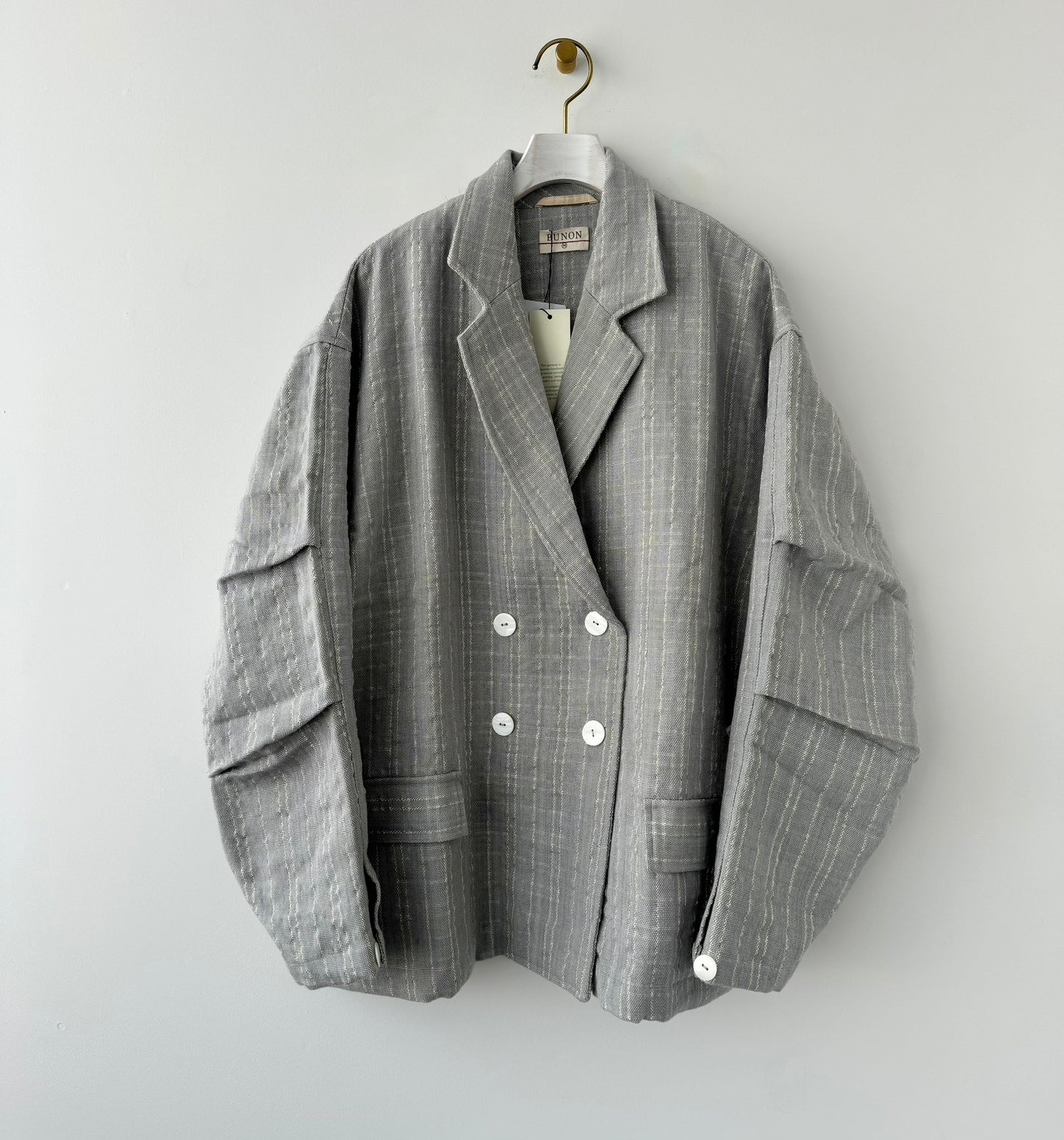 Kantha Over Jacket(LIGHT GRAY) BUNON ジャケット 通販 取扱店