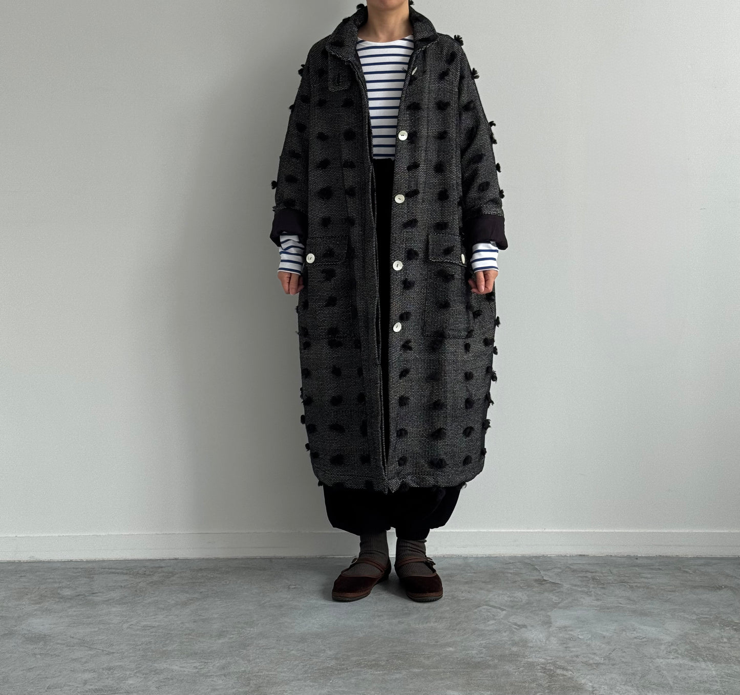 RIBBON EMBROIDERY COAT BUNON コート 通販 取扱店