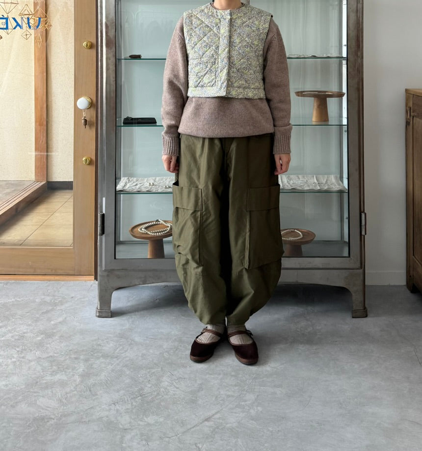 リバーシブル キルティング ショートジレ Porter des boutons ポルテデブトン 通販 取扱店