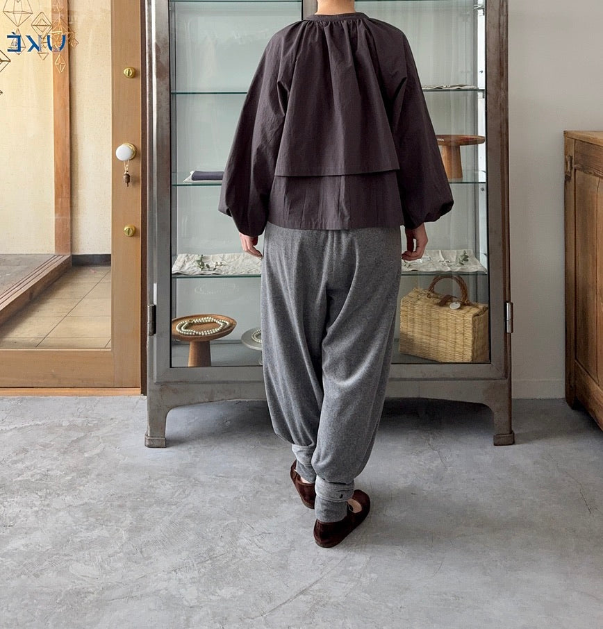 RIBBON PANTS (NAVY) リボンパンツ TENNE HANDCRAFTED MODERN 通販 取扱店