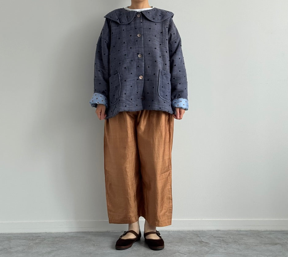 ROUND COLLAR BLOUSON
