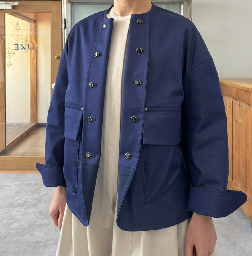 ブルーサテンのオフィサーJK CHEVAL plus 通販 取扱店