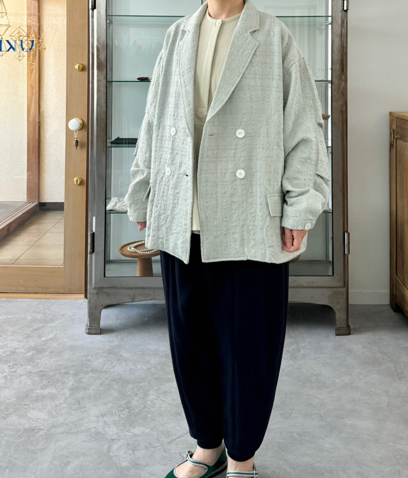 Kantha Over Jacket(LIGHT BLUE) BUNON ジャケット 通販 取扱店