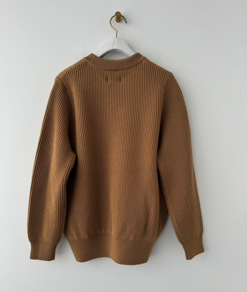 EX FINE WOOL RIB KNIT PULLOVER Yonetomi 米富繊維 ニット 通販 取扱店