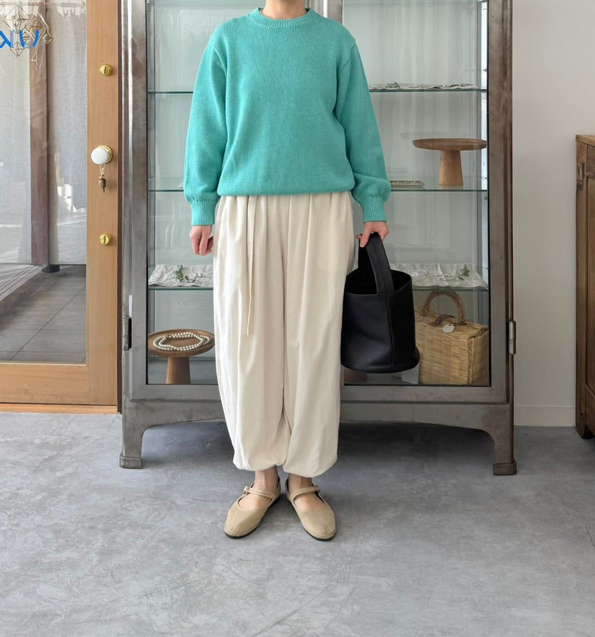 WASHI COTTON KNIT P/O Yonetomi 米富繊維 ニット 通販 取扱店