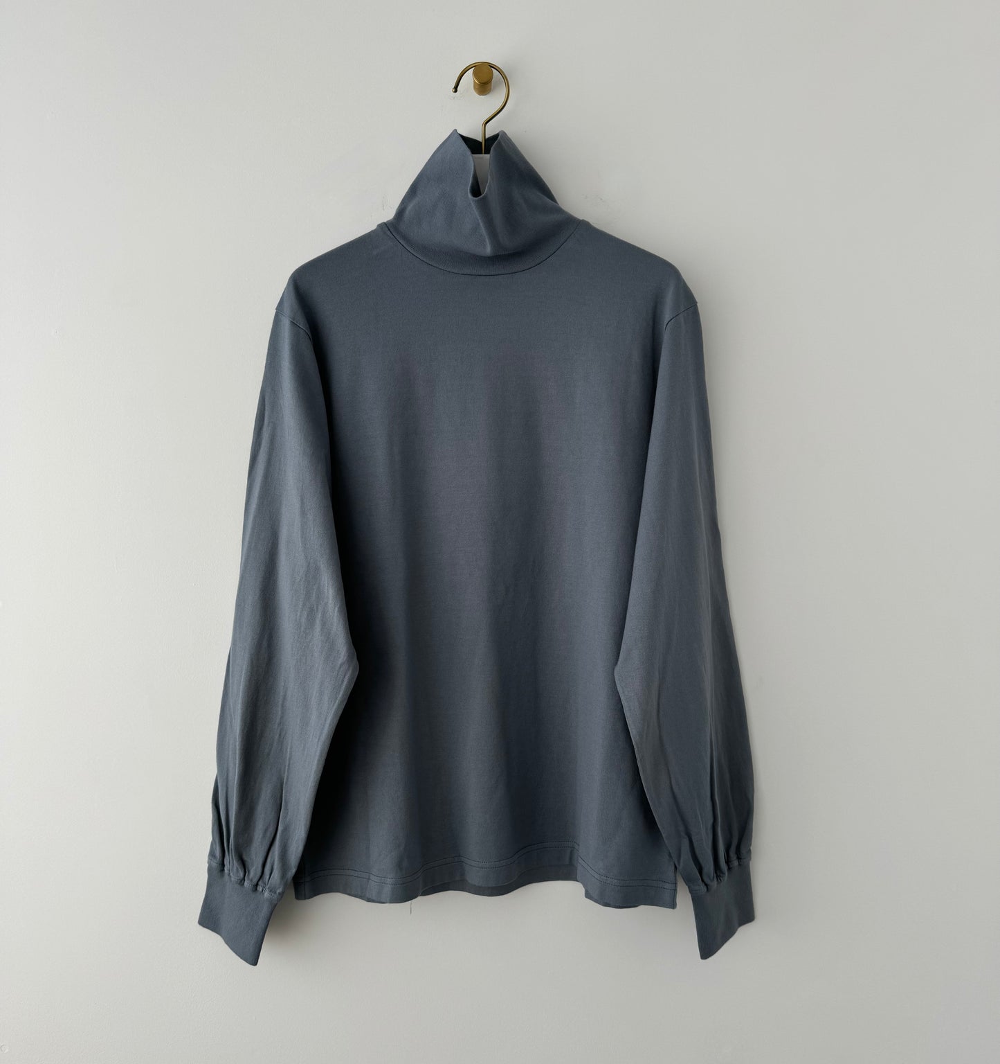 NEW BASIC GARMENT DYE T-SHIRT〈TURTLE NECK 〉Yonetomi 米富繊維 タートルネック 通販 取扱店
