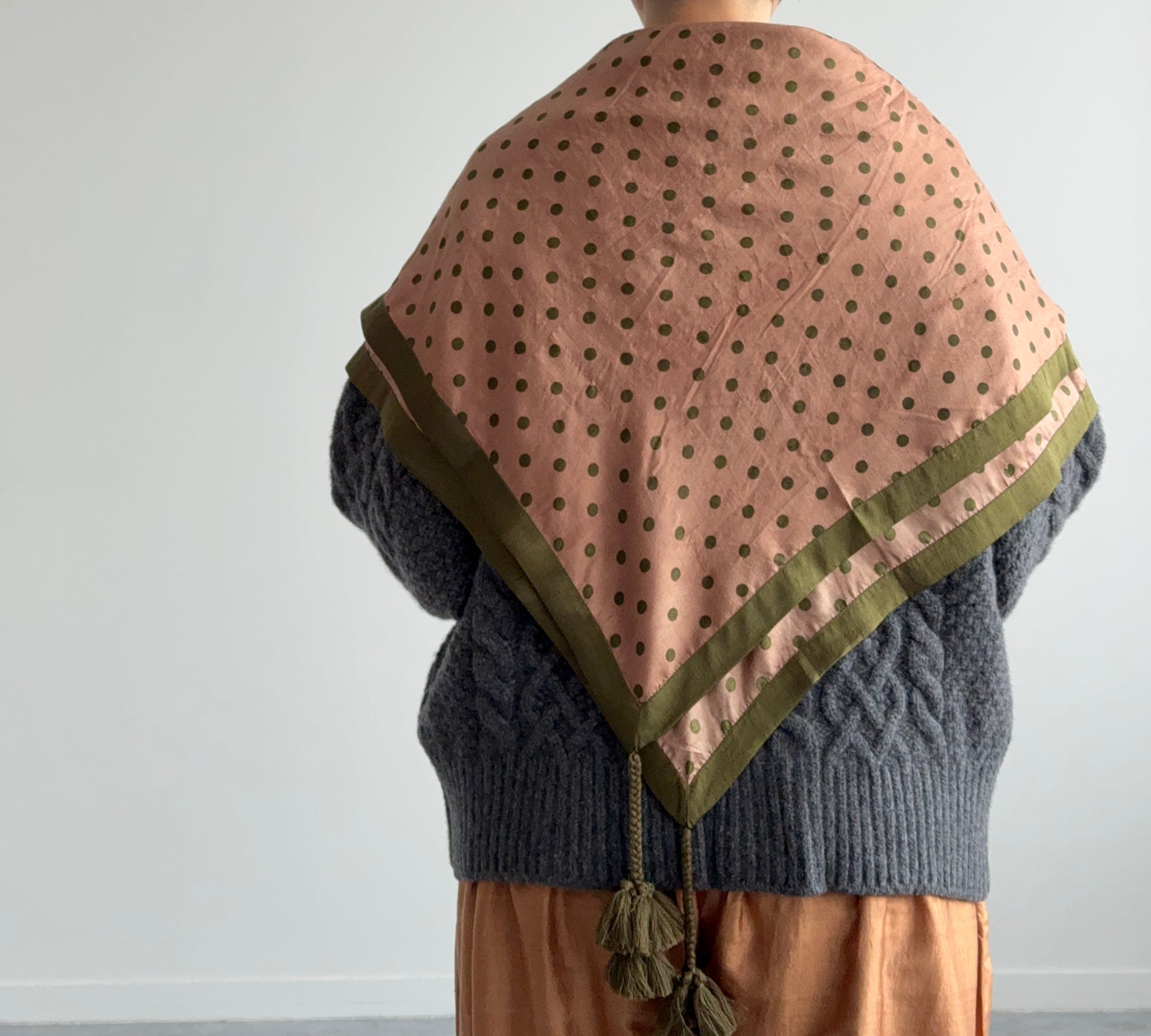 Khadi Scarf (Polka dots) BUNON ブノン スカーフ 通販 取扱店