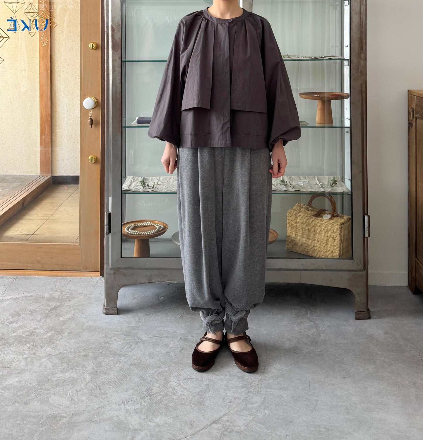 RIBBON PANTS (GRAY) リボンパンツ TENNE HANDCRAFTED MODERN 通販 取扱店