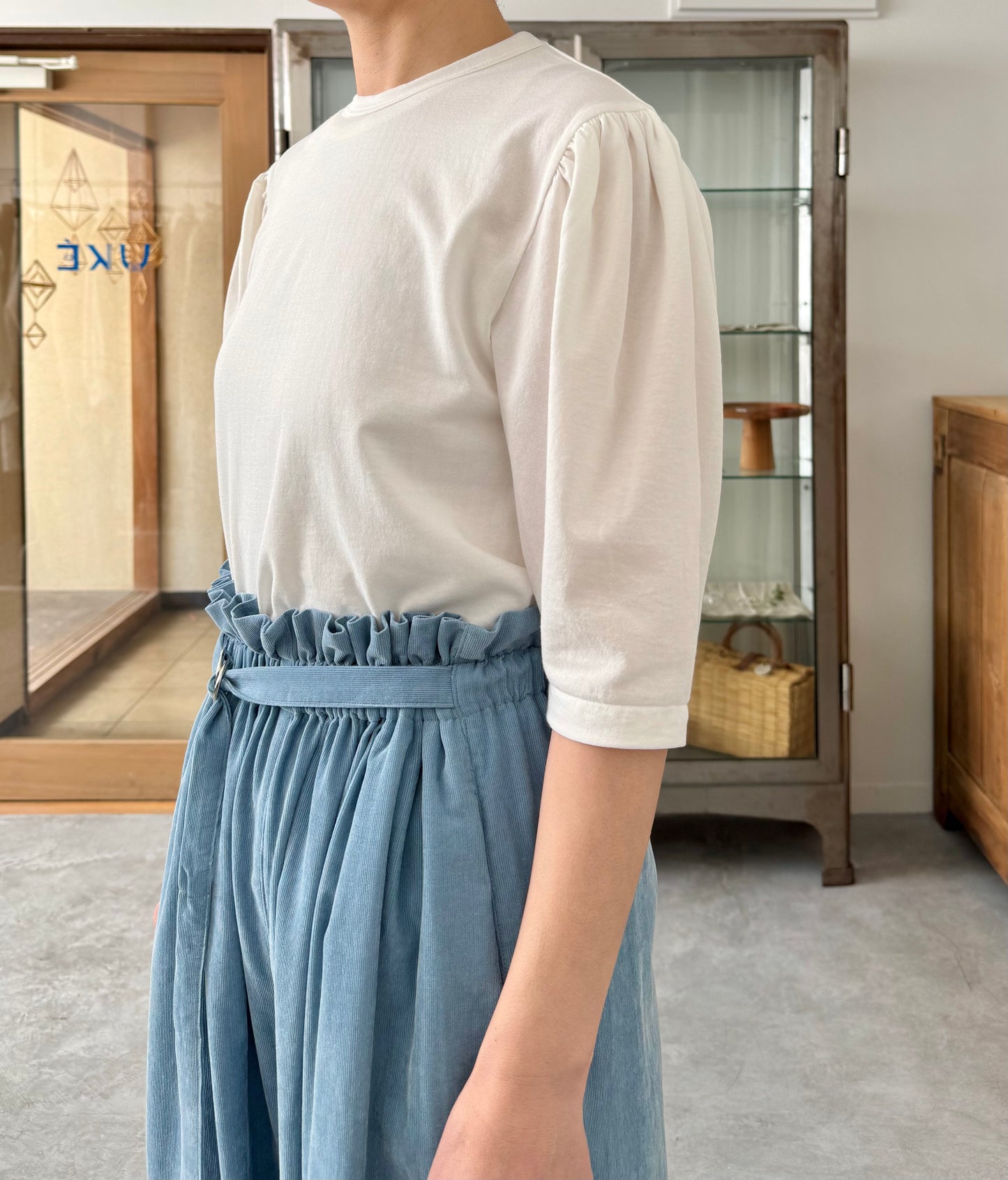 PUFF SLEEVE T-SHIRT パフスリーブ Tシャツ Shida 通販 取扱店
