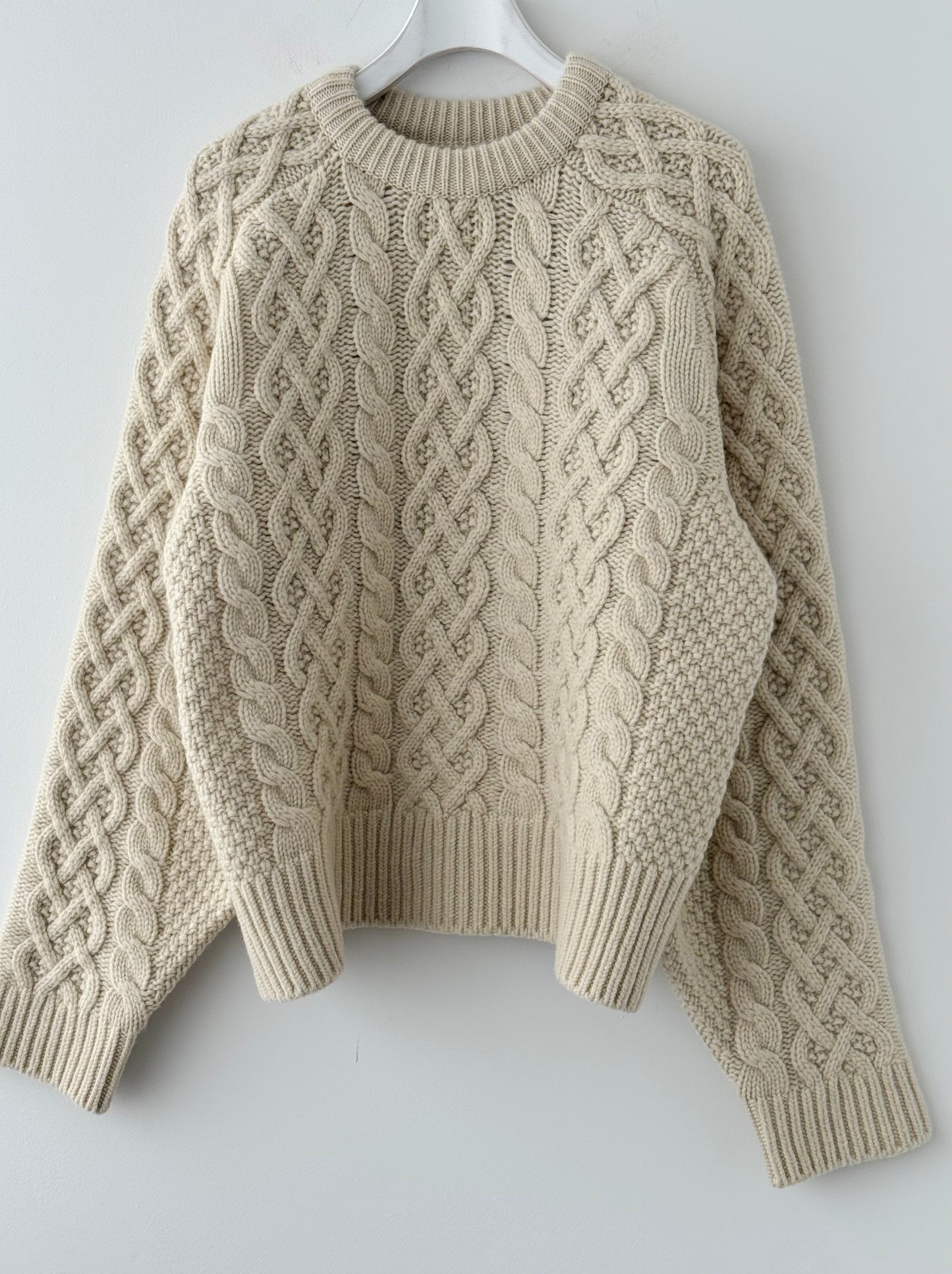 VOLUME SLEEVE ALAN KNIT PULLOVER (BEIGE) TENNE HANDCRAFTED MODERN ニット 通販 取扱店