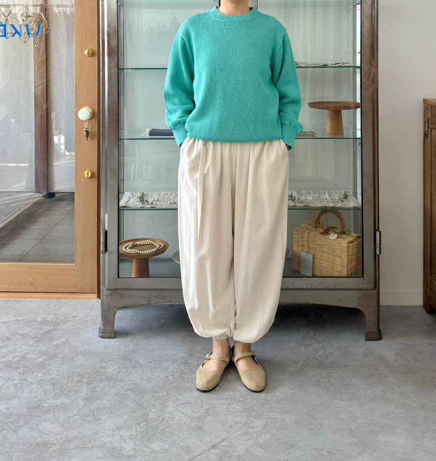 WASHI COTTON KNIT P/O Yonetomi 米富繊維 ニット 通販 取扱店