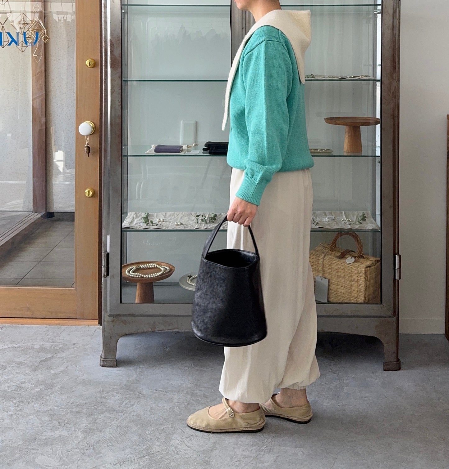 WASHI COTTON KNIT P/O Yonetomi 米富繊維 ニット 通販 取扱店