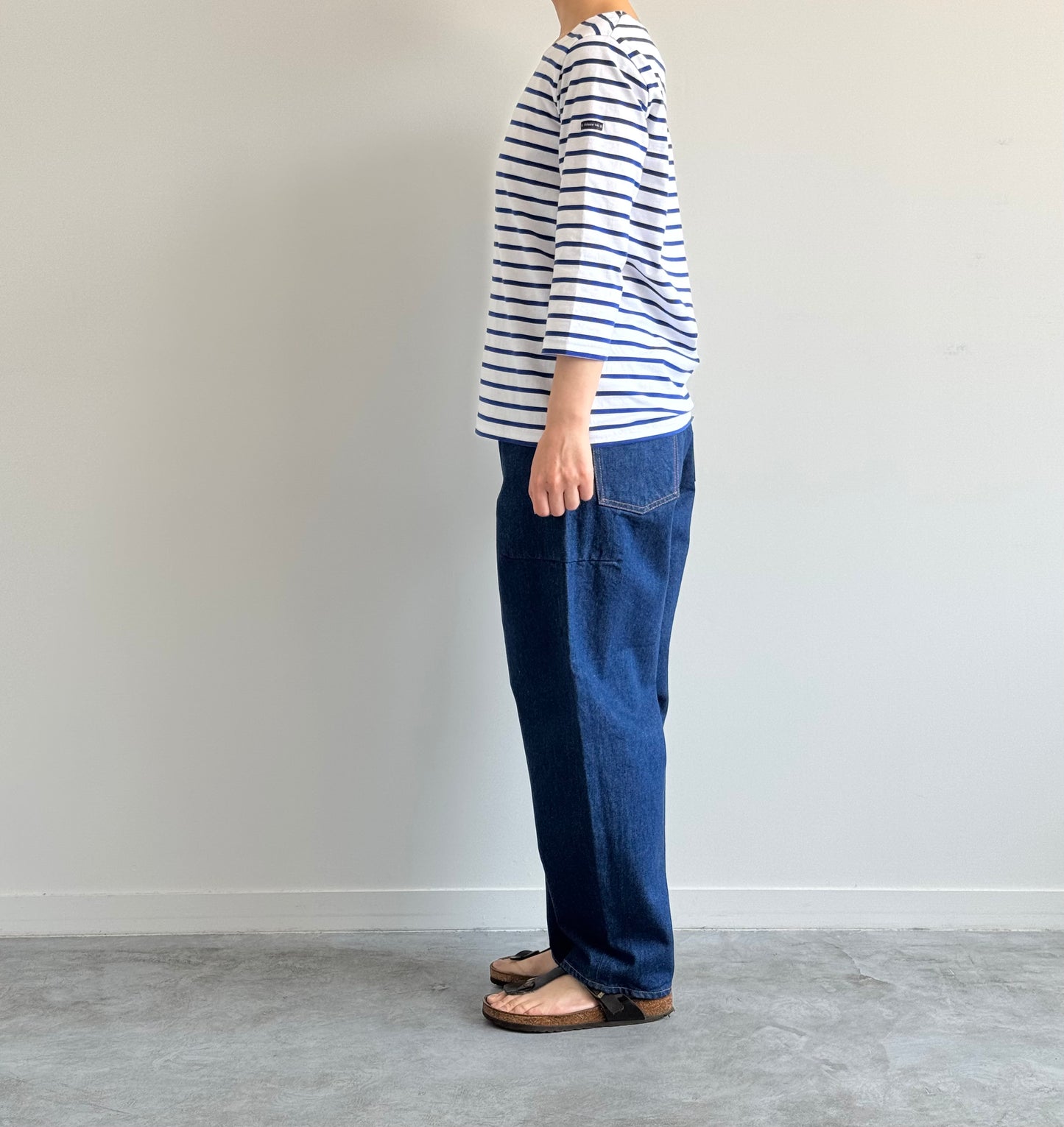 MANCHE 3/4 (BLANC / ÉTOILE FEMME) Armor lux ボーダー 通販 取扱店
