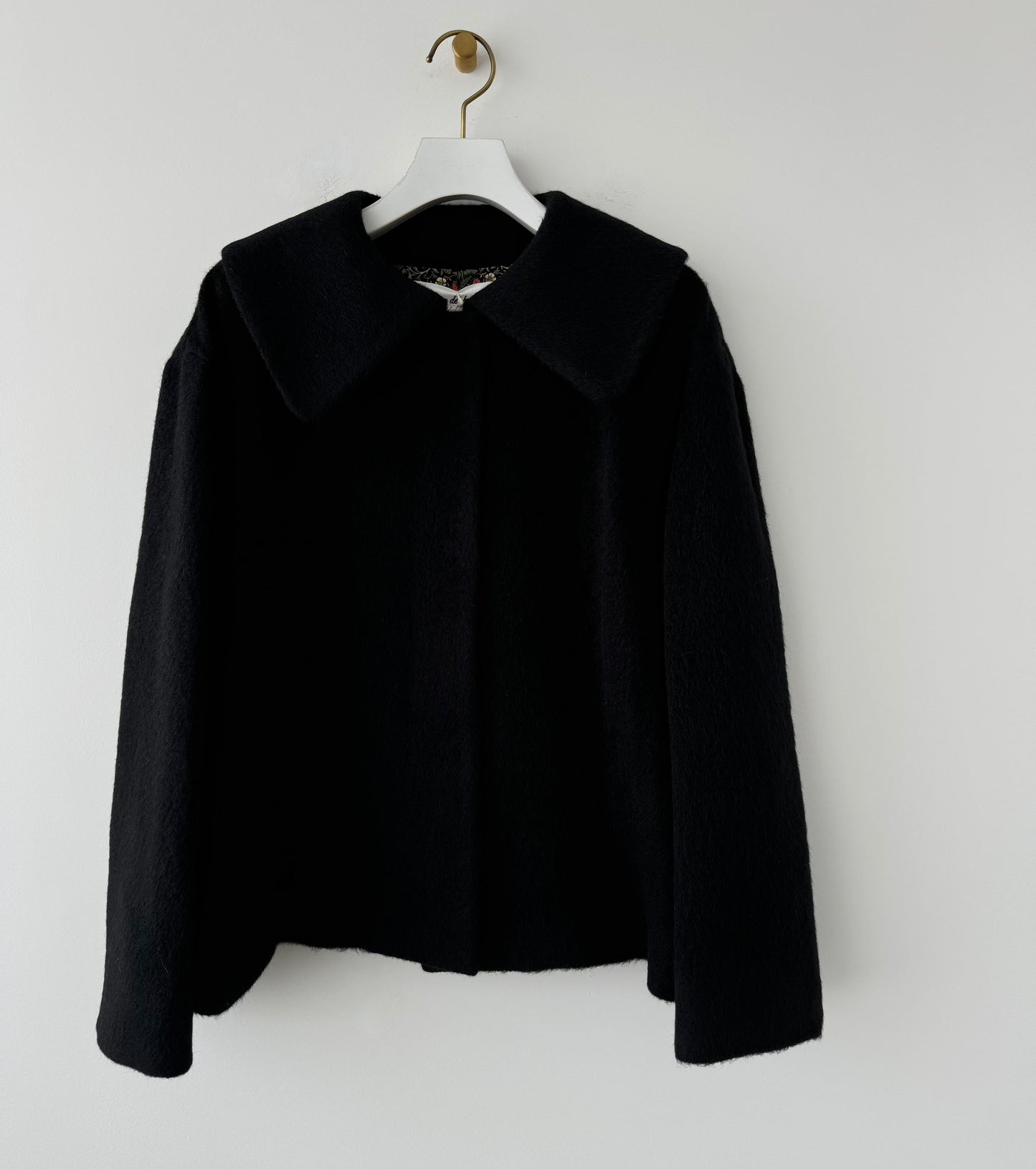 ワイドカラーショートコート Porter des boutons ポルテデブトン 通販 取扱店