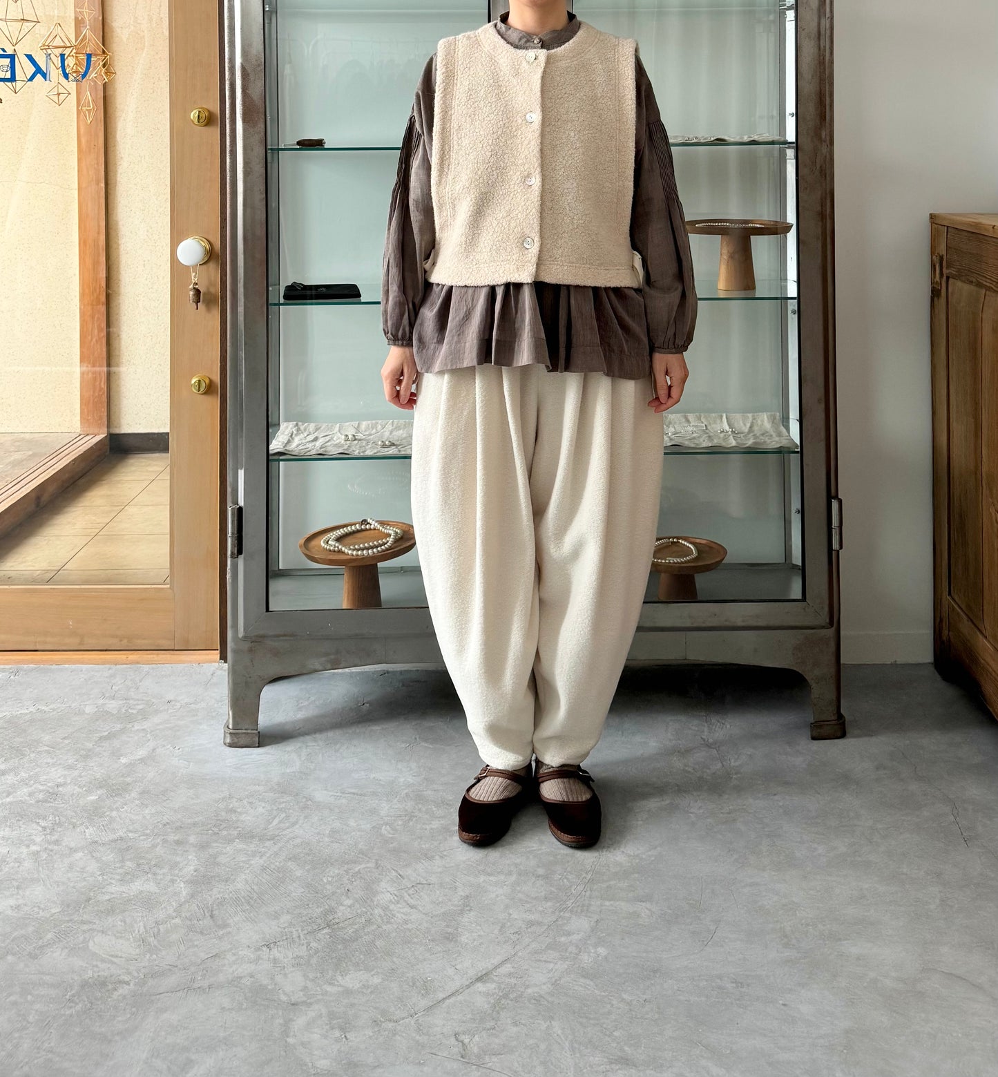 サイドリボンベスト Porter des boutons ポルテデブトン 通販 取扱店