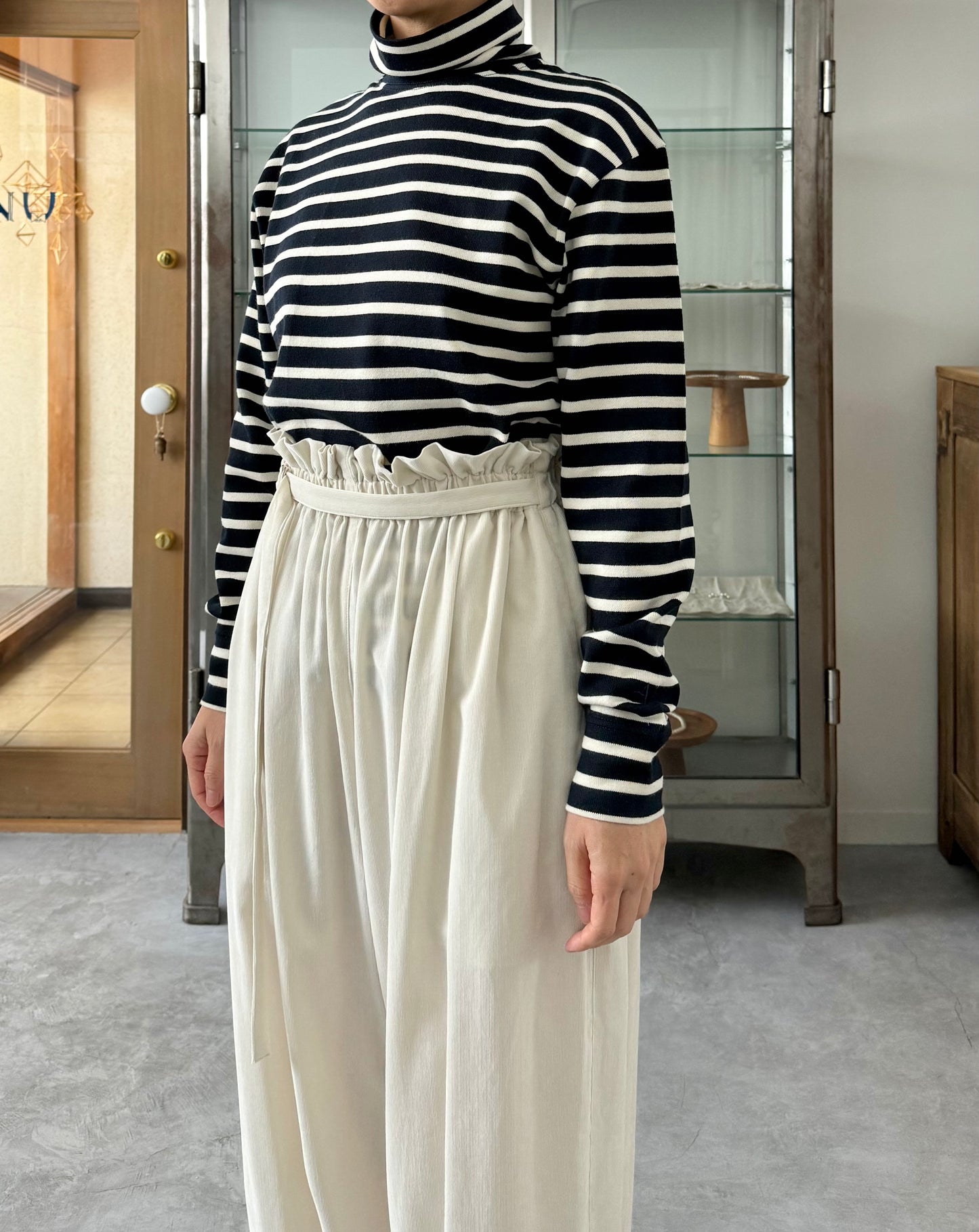 BASIC FIT TURTLENECK (BLANC) Armor lux タートルネック 通販 取扱店