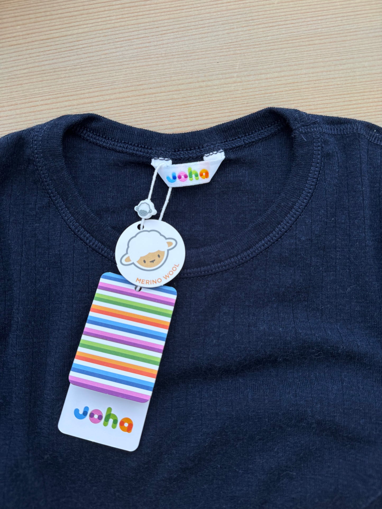 WOOL KIDS BASIC BLOUSE (170) JOHA ヨハ キッズサイズ ウールインナー 長袖 通販 取扱店