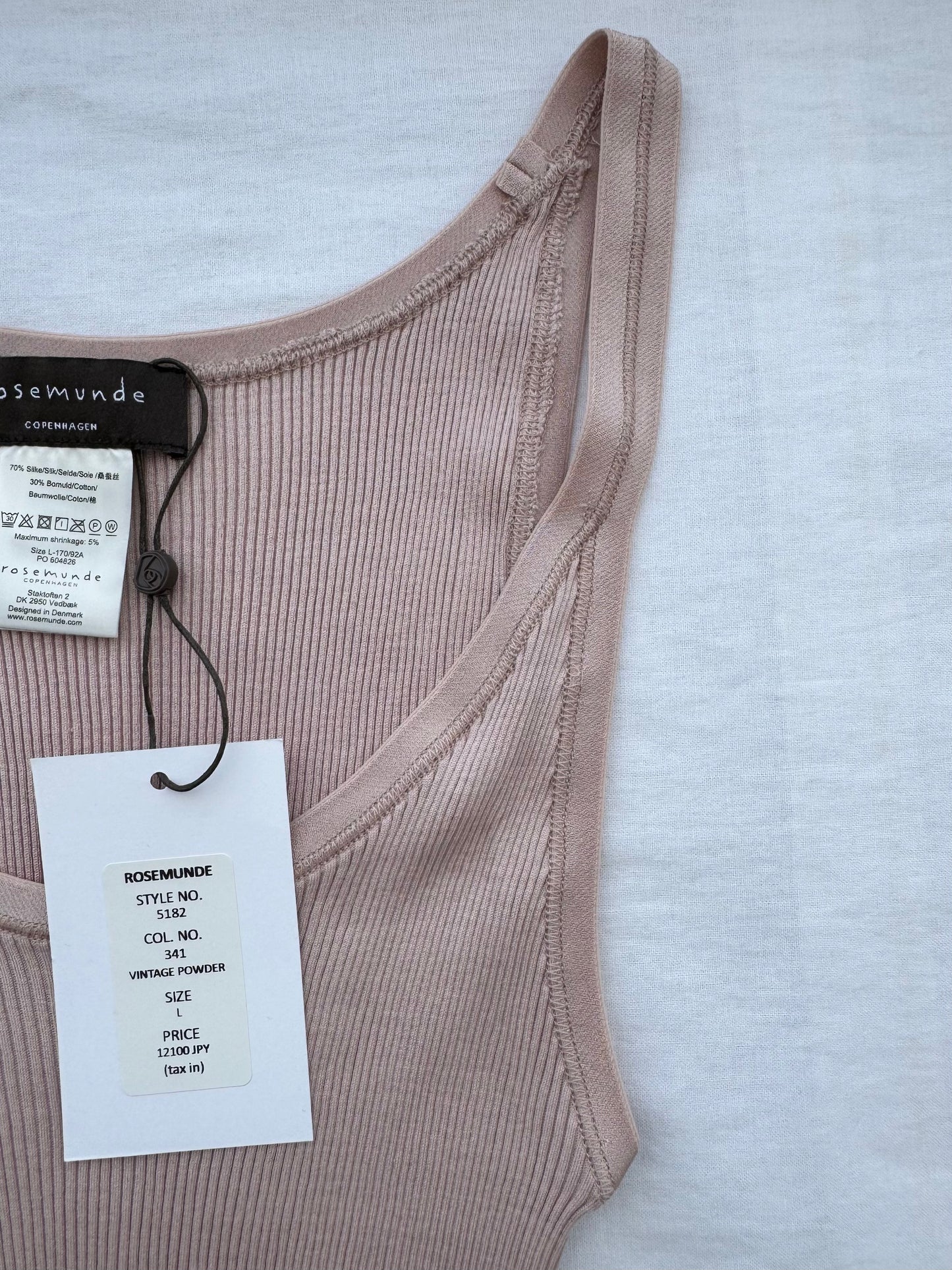 5182 SILK TOP ROSEMUNDE タンクトップ 通販 取扱店