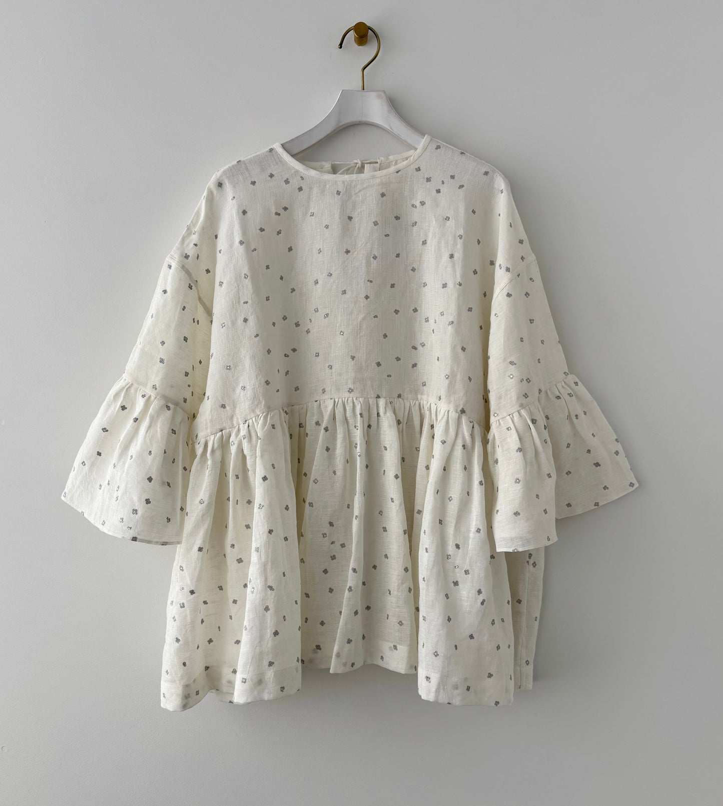 EMBROIDERY WIDE SLEEVE BLOUSE BUNON ブノン リネンブラウス 通販 取扱店