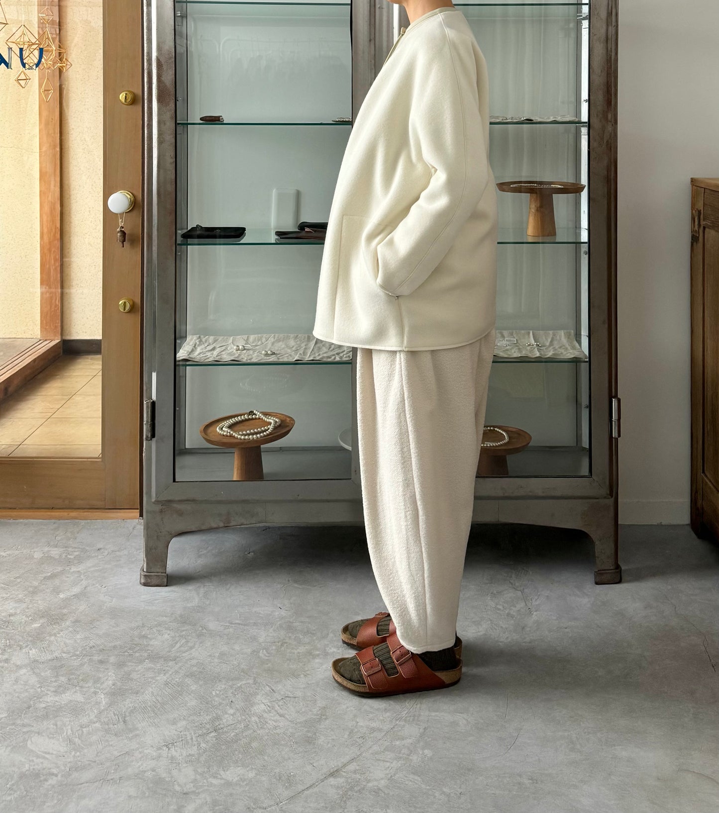 SUPER 140s WOOL NO COLLAR JACKET TENNE HANDCRAFTED MODERN ジャケット 通販 取扱店