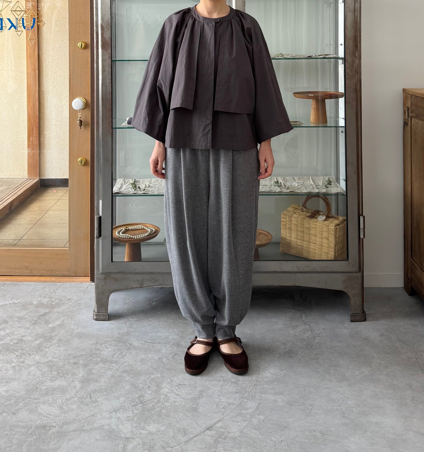 RIBBON PANTS (NAVY) リボンパンツ TENNE HANDCRAFTED MODERN 通販 取扱店