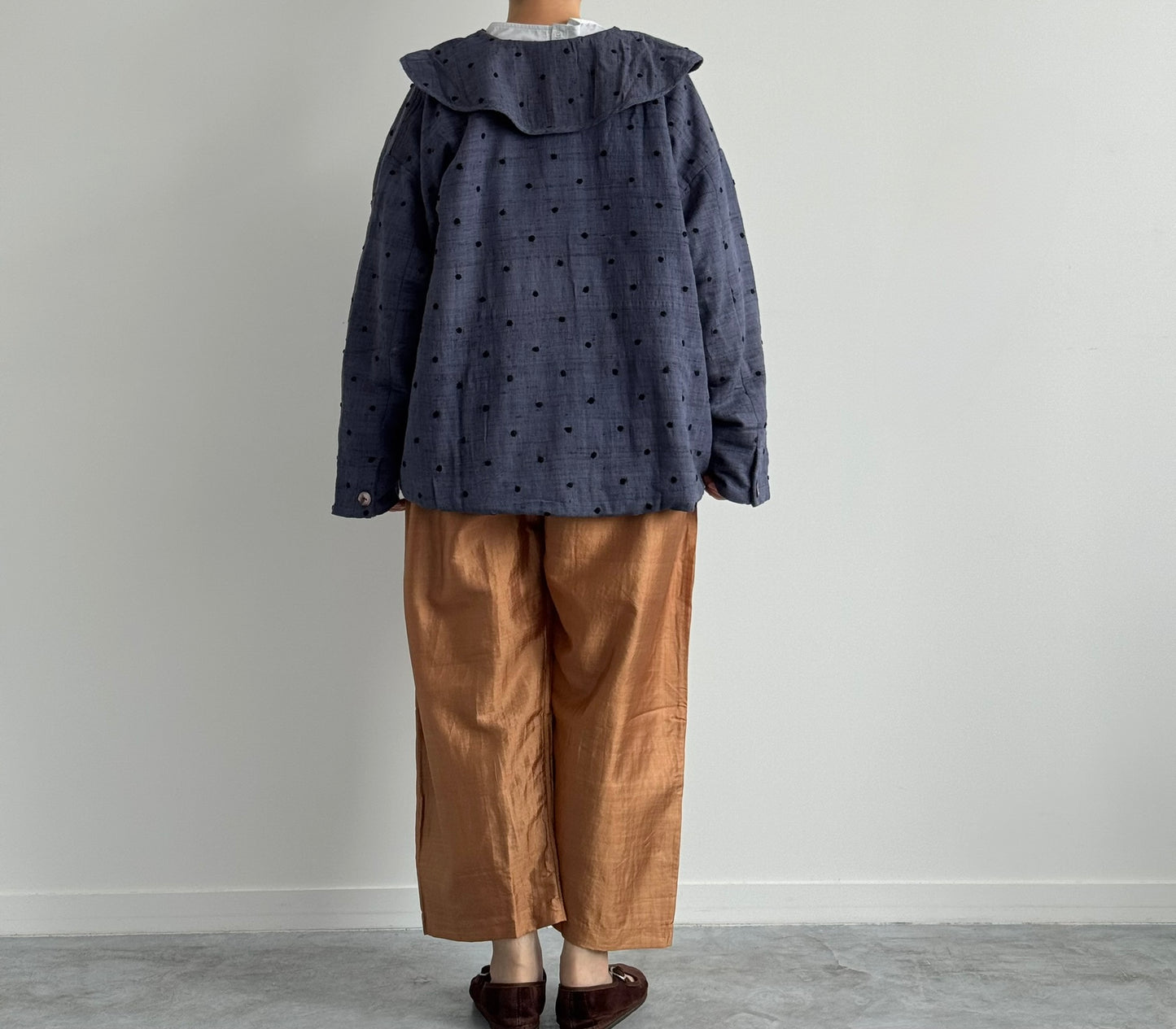 ROUND COLLAR BLOUSON