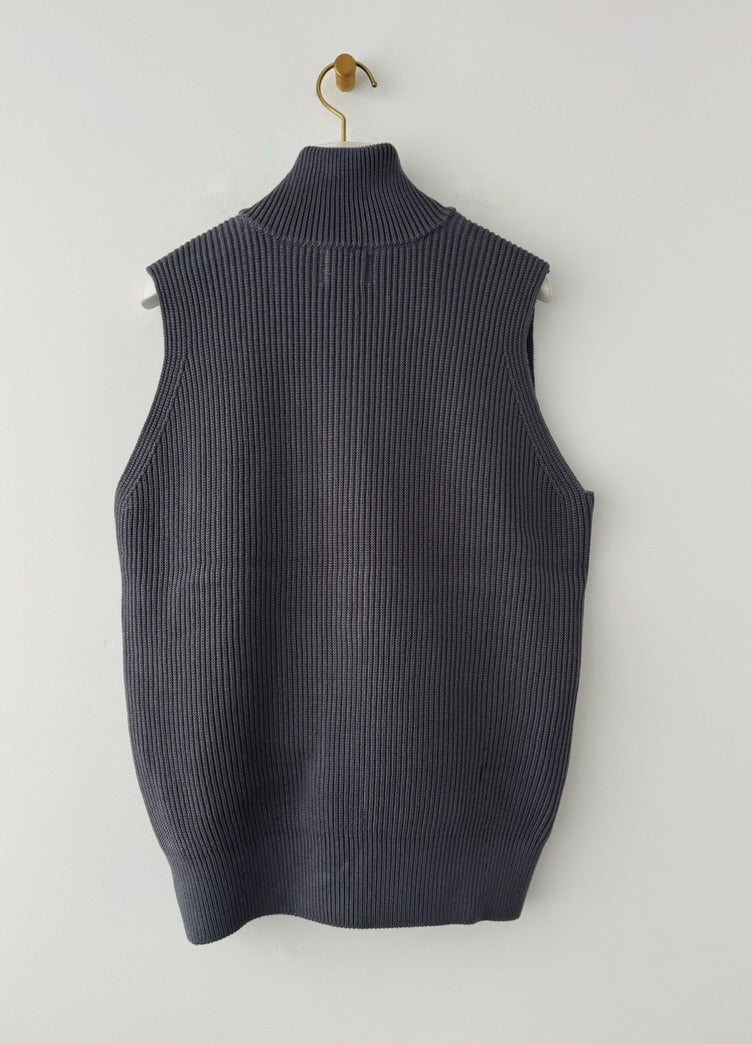 MERCERIZED COTTON RIB KNIT V/T ベスト Yonetomi 米富繊維 通販 取扱店