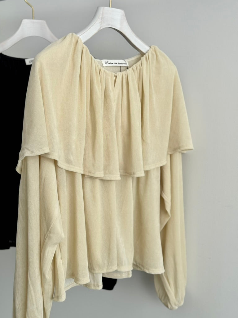 ワイドカラーカーディガン Porter des boutons ポルテデブトン 通販 取扱店