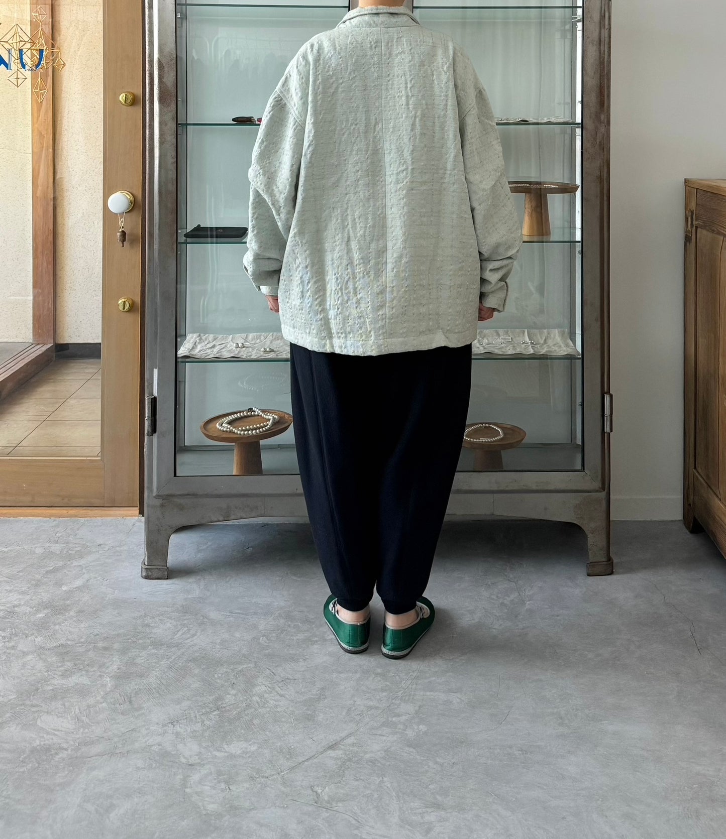 Kantha Over Jacket(LIGHT BLUE) BUNON ジャケット 通販 取扱店