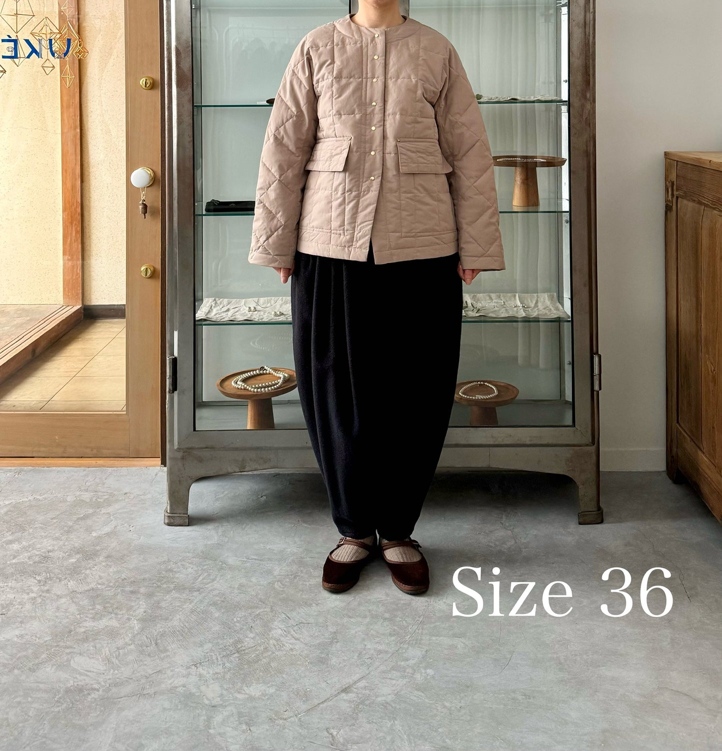キルトのドルマンJK (BEIGE) CHEVAL plus ジャケット 通販 取扱店