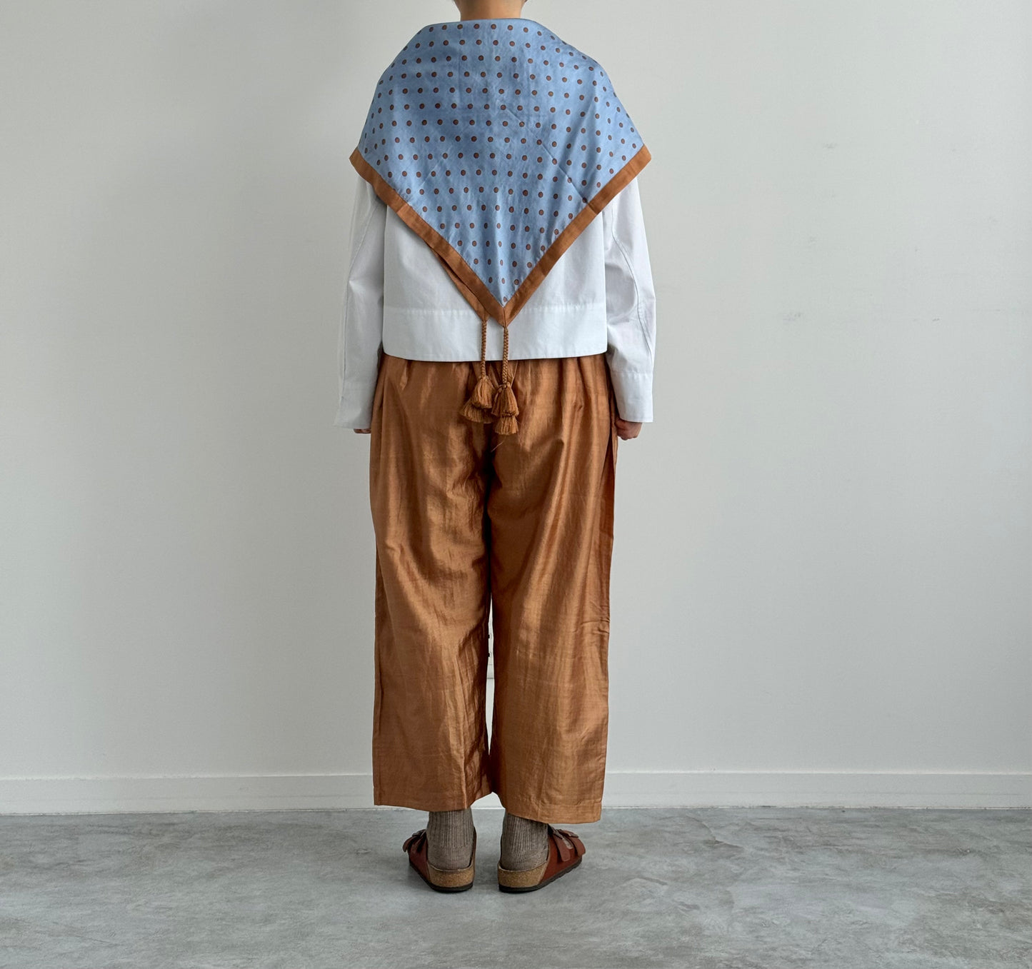 Khadi Scarf (Polka dots) BUNON ブノン スカーフ 通販 取扱店