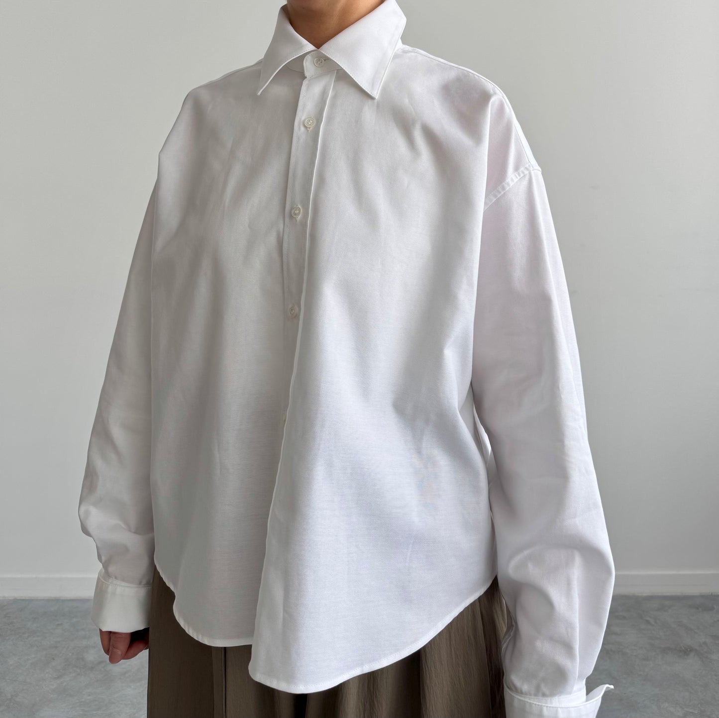 REGULAR COLLAR SHIRTS (OXFORD / THOMAS MASON) TENNE HANDCRAFTED MODERN シャツ 通販 取扱店