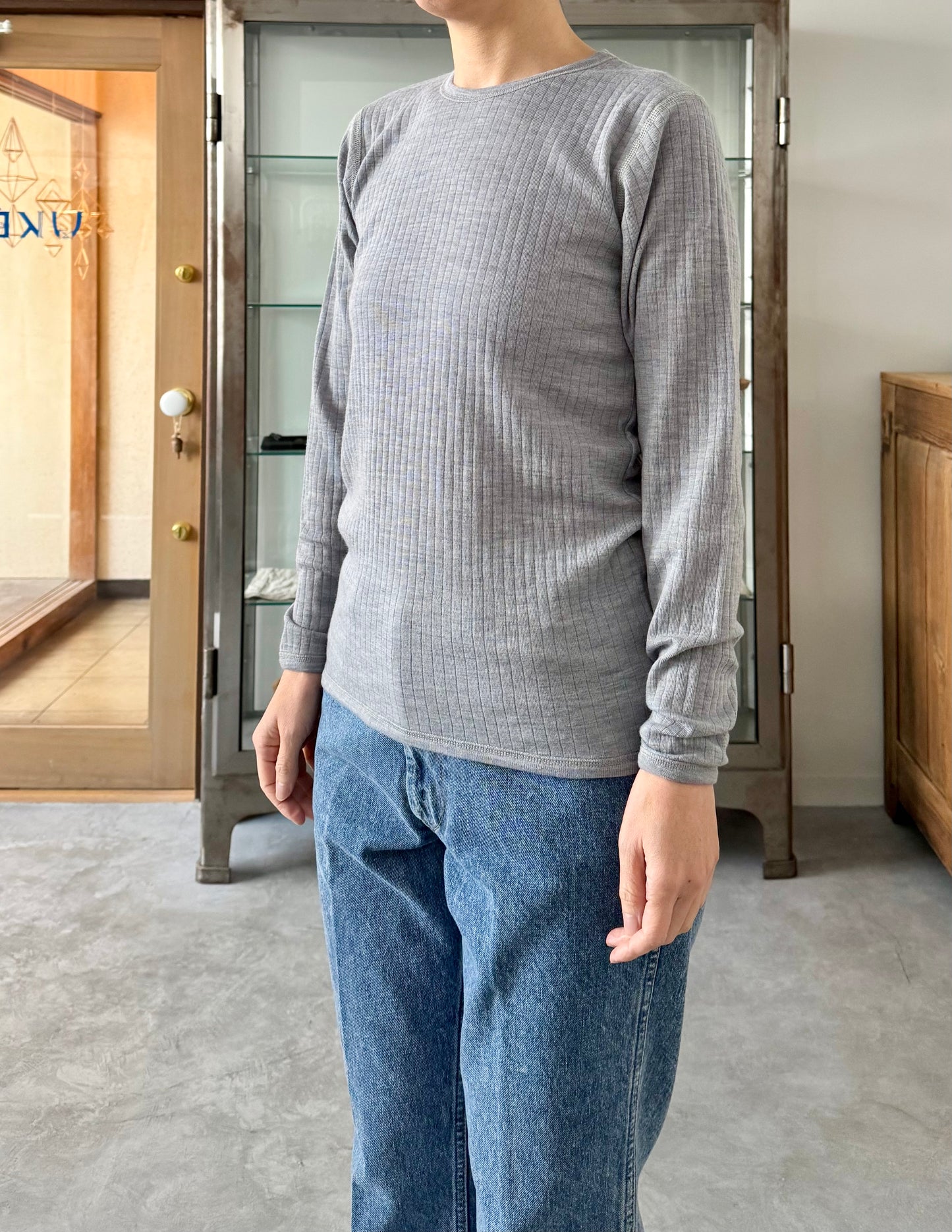 WOOL KIDS BASIC BLOUSE (160) JOHA ヨハ キッズサイズ ウールインナー 長袖 通販 取扱店