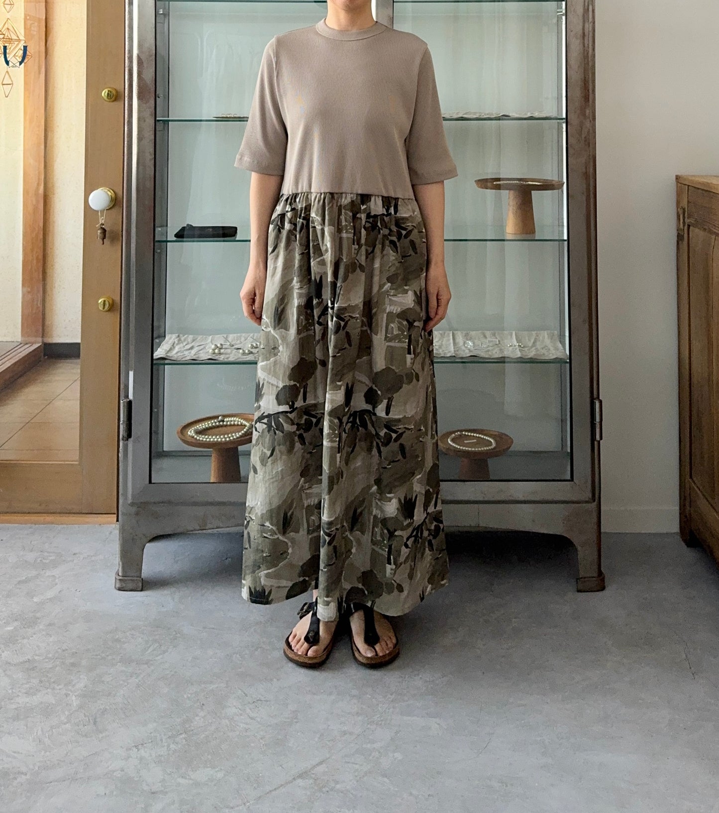 コンビネーションROBE (プリント)CHEVA plus ワンピース 通販 取扱店