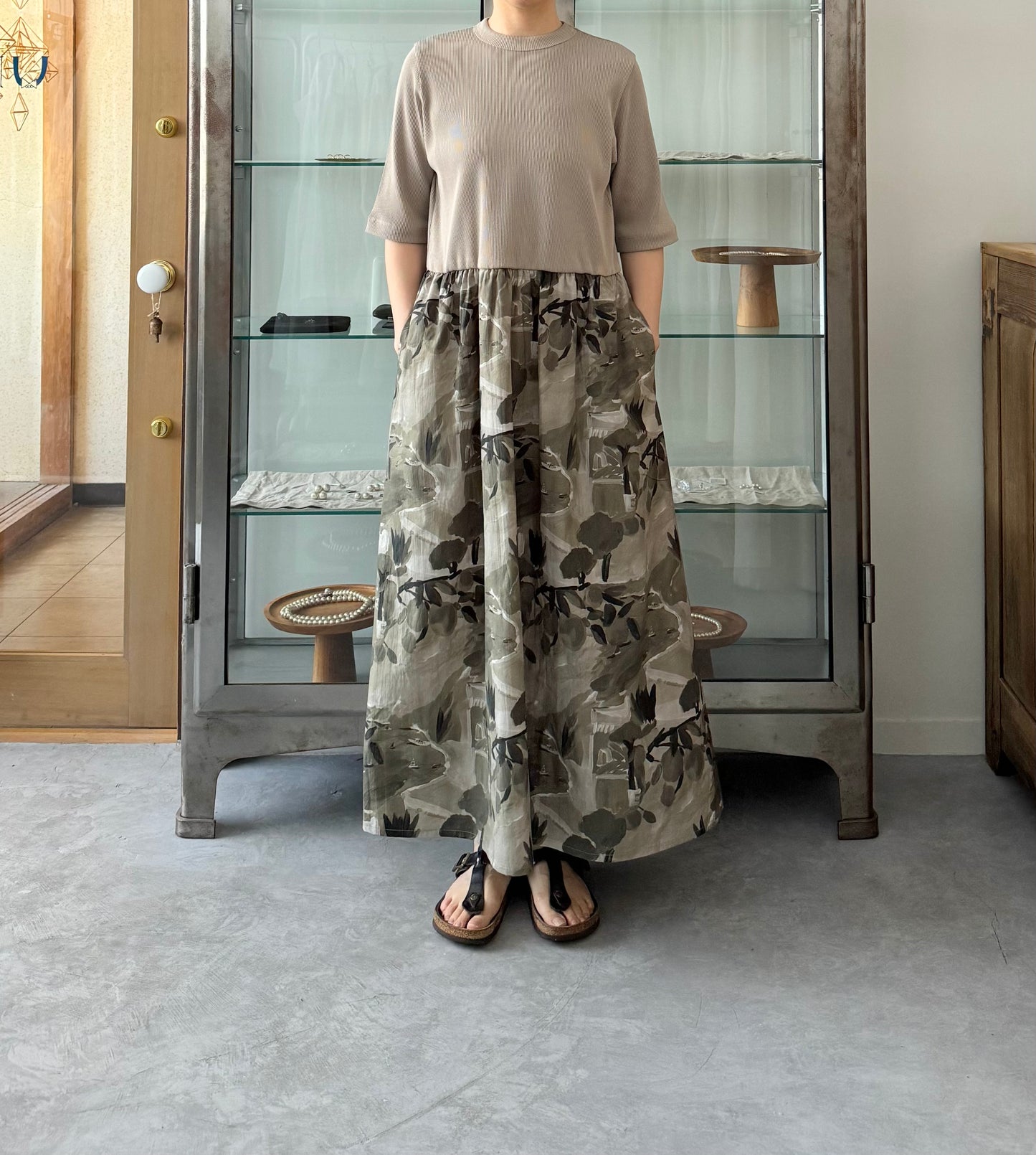 コンビネーションROBE (プリント)CHEVA plus ワンピース 通販 取扱店