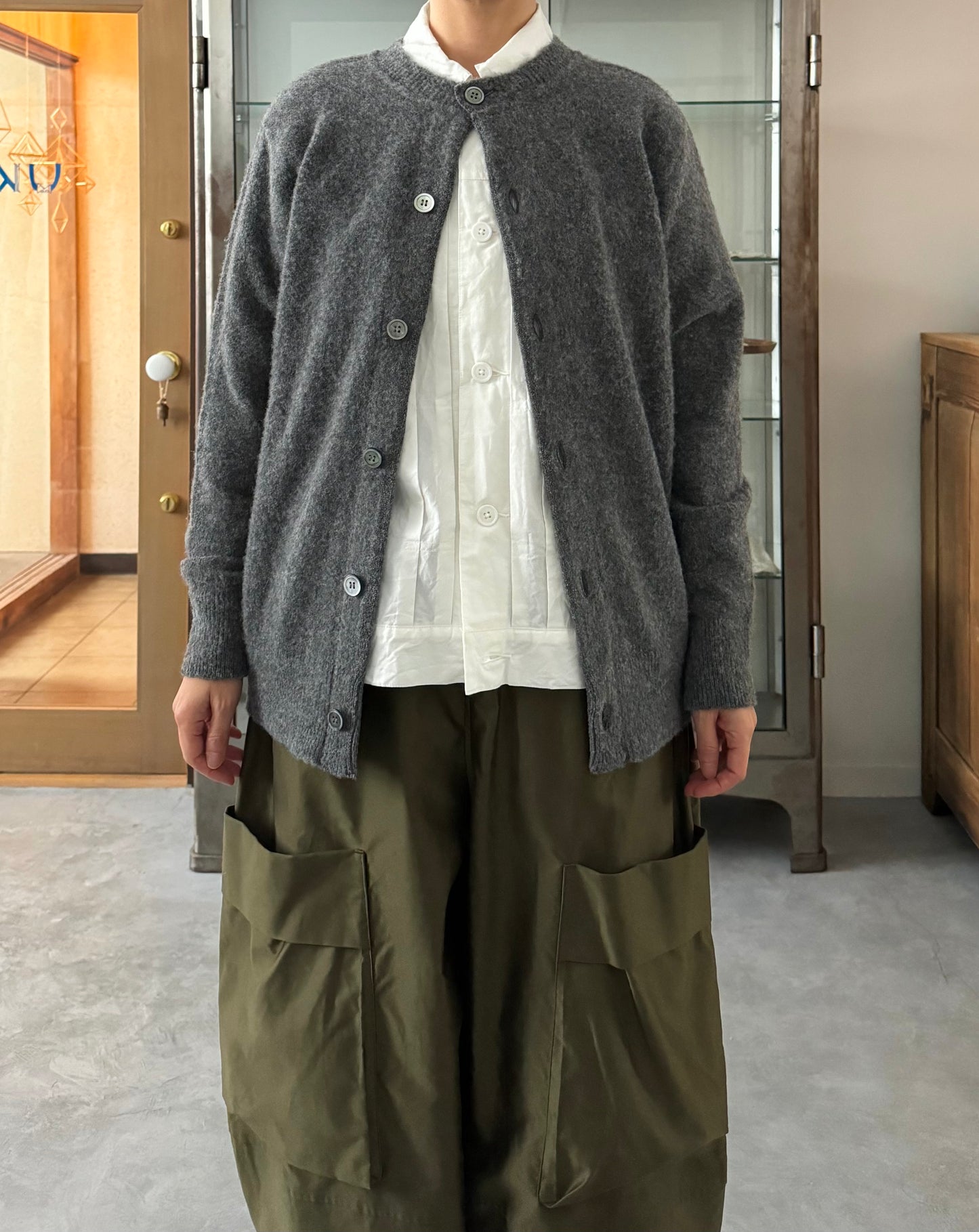 CIRCLE KNIT C/D Yonetomi 米富繊維 カーディガン 通販 取扱店