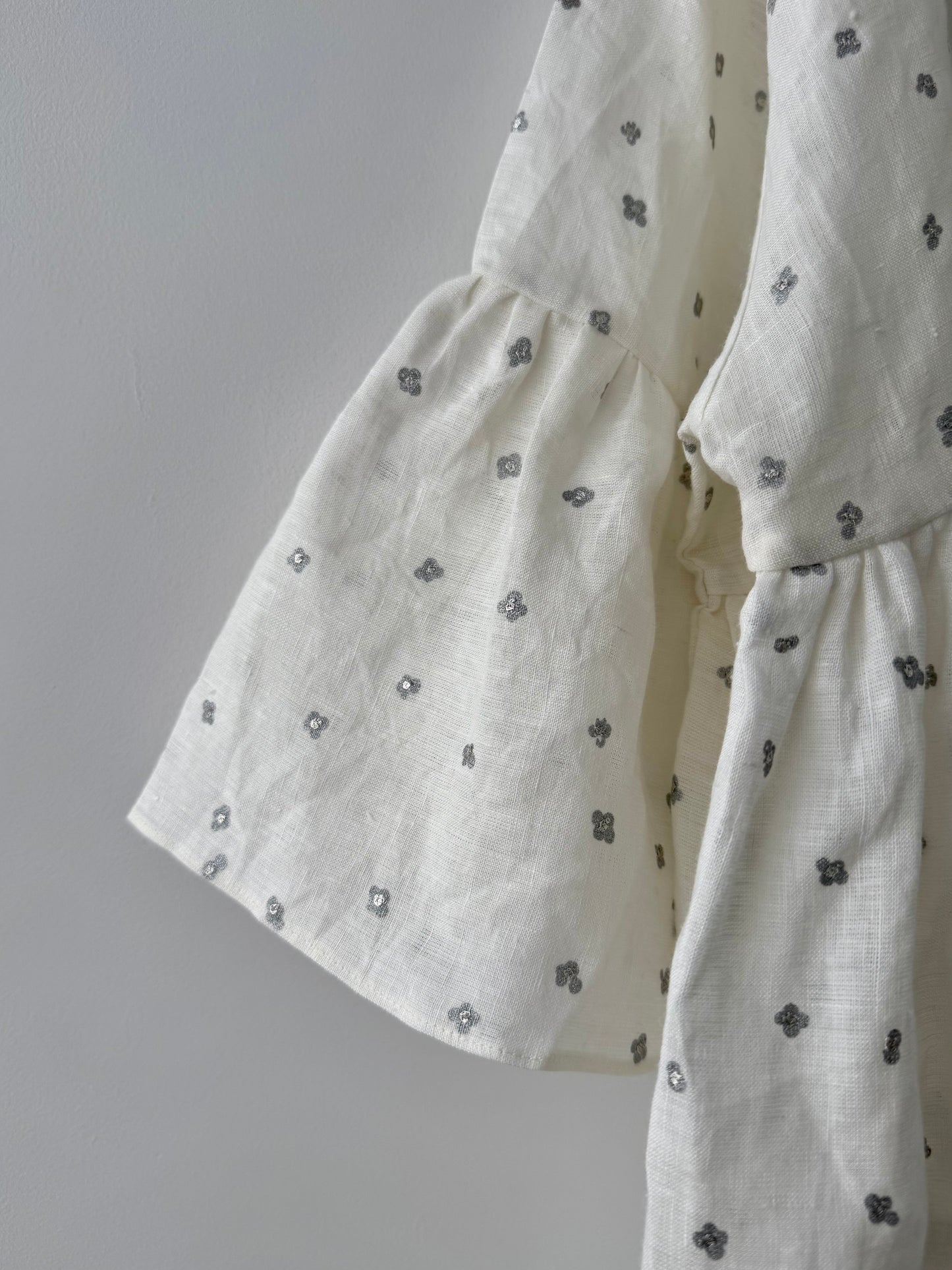 EMBROIDERY WIDE SLEEVE BLOUSE BUNON ブノン リネンブラウス 通販 取扱店