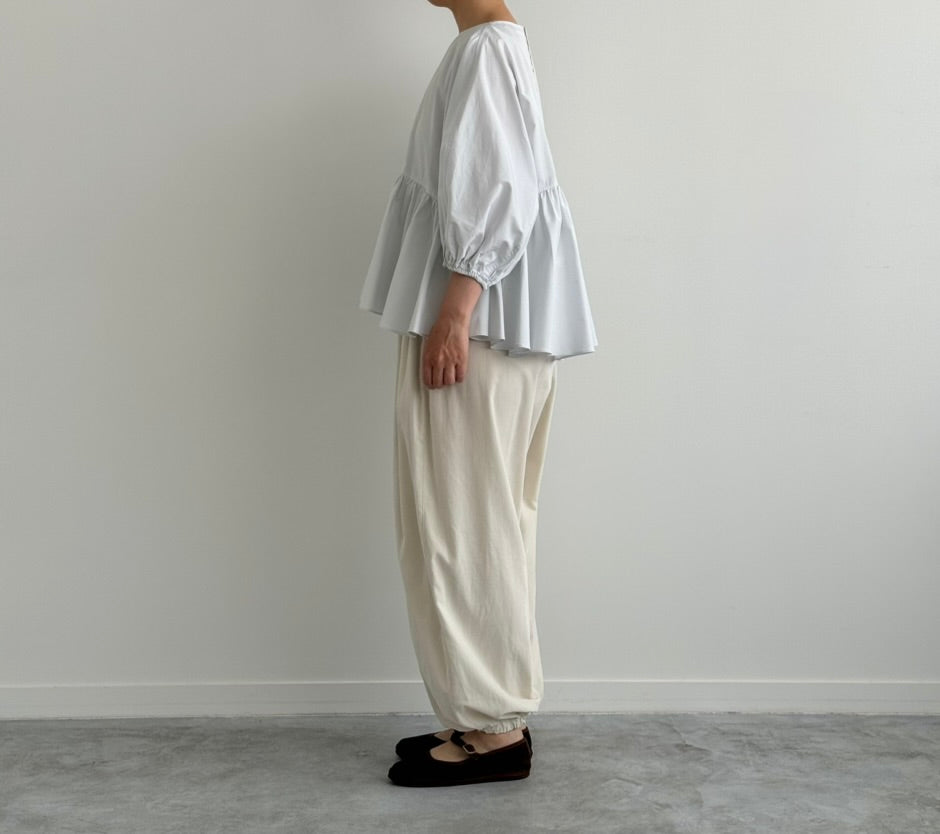 VOLUME SLEEVE GATHER PULLOVER TENNE HANDCRAFTED MODERN ブラウス 通販 取扱店