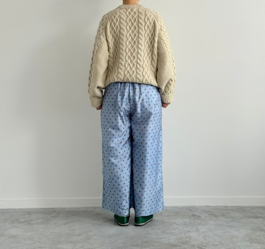 TUCK PANTS ( POLKA DOTS) BUNON ドット柄パンツ 通販 取扱店