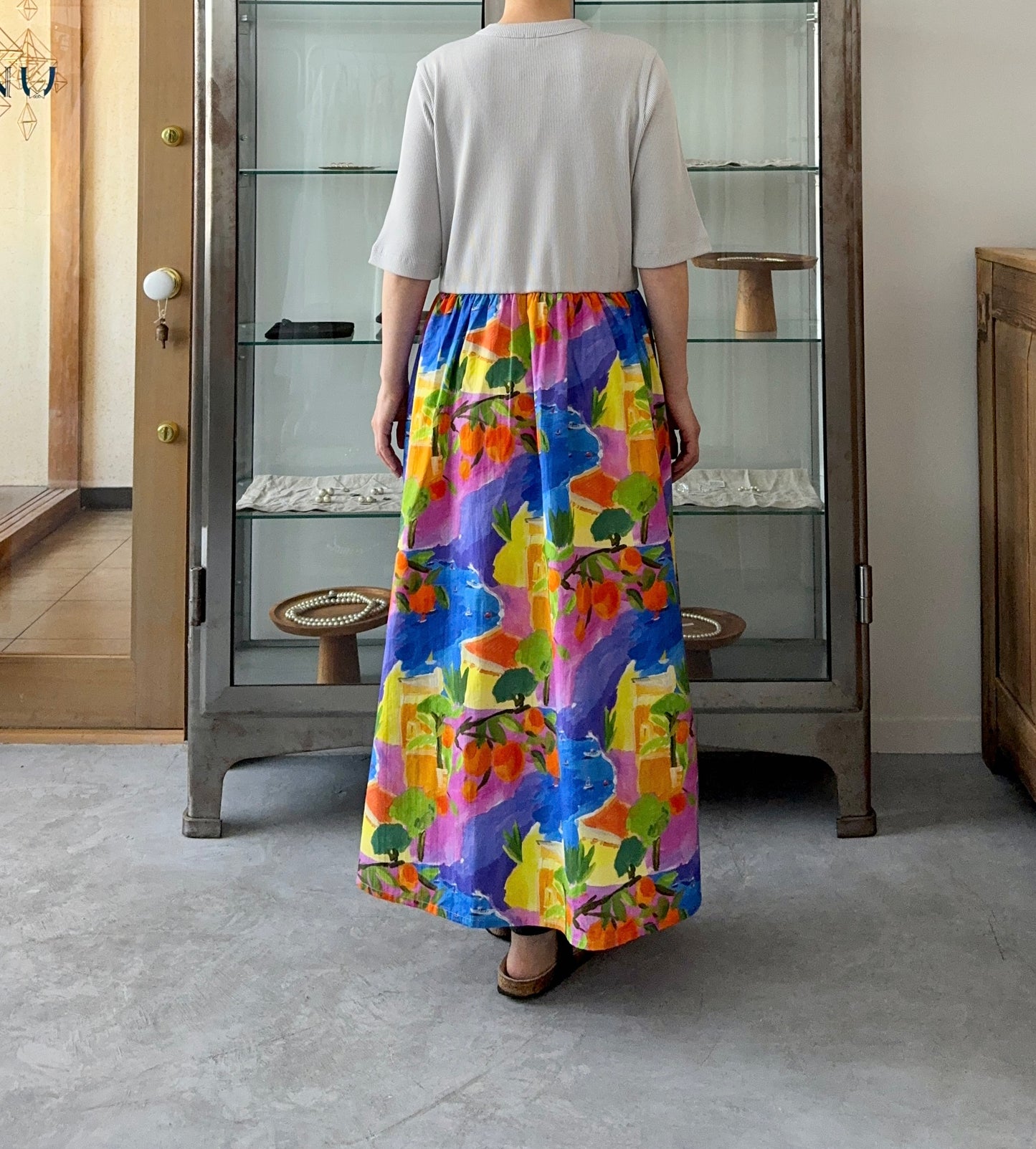 コンビネーションROBE (プリント)CHEVA plus ワンピース 通販 取扱店